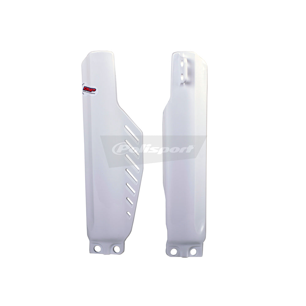 Polisport Plastic Lower Fork Guards For Honda CRF 150R 2007-2018 White